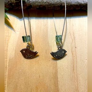 Vintage little bird earrings